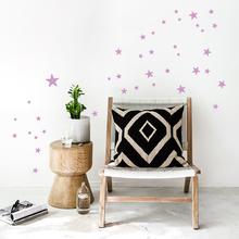 STERNE Wandsticker 40er-Mix Wandtattoo Sterne-Deko 
