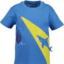 T-Shirt mit Leuchtdruck "Hai", ocean von Blue Seven