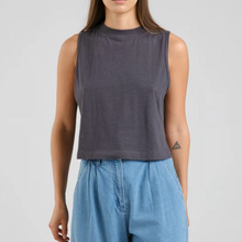 Dedicated Namsos Hemp Charcoal Top Damen grau  von Dedicated