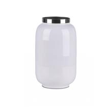 Vase Saigon, weiß / silber (Gr. S) von Gift Company