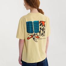 Bobo Choses Dog Friendship Fitted T-shirt Damen gelb von Bobo Choses