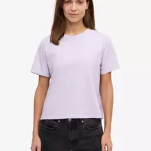 Colorful Standard Organic Boxy Crop Tee Soft Lavender Damen flieder von Colorful Standard