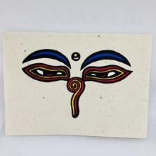 Grußkarte – Buddhas Augen von Bhaktapur/UNICEF