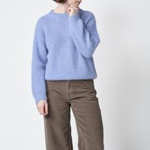 Klitmøller Willow Knit Light Blue Damen Alpaka Strickpullover hellblau von Klitmøller