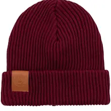 Hat warm thick, Burgundy 100% Biobaumwolle von Kabak