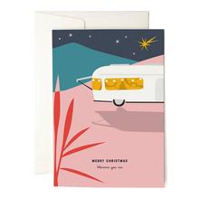 Christmas Caravan Grusskarte von pleased to meet