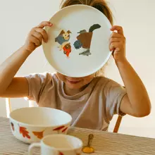 NUUKK Kinderteller Waldtiere von NUUKK