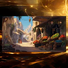 TINTENFÄNGER Kunststoff Playmat Arabische Märkte - Unspielbar von Unspielbar