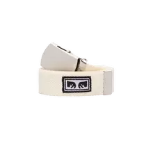 Obey Natural Big Boy Web Belt Gürtel Unisex weiss von OBEY