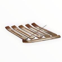 Räucherstäbchenhalter Holz mit Muster