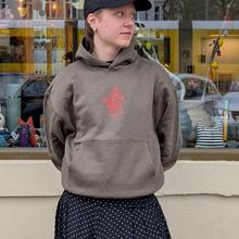 Hoodie My Friend Had A Bar In Berlin Khaki von Heipl Berlin