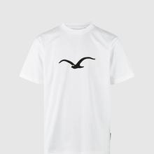 Cleptomanicx Basic Möwe Tee White/Black T-Shirt Herren weiss von Cleptomanicx