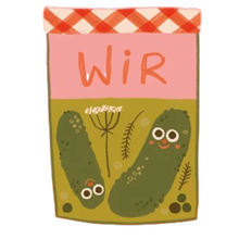 Postkarte Wir Slinga Illustration von Slinga Illustration