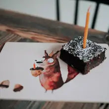 NUUKK Frühstücksbrettchen Eichhörnchen von NUUKK