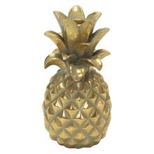 Kerzenhalter Ananas Gold, H19cm von CHILLISY HOME