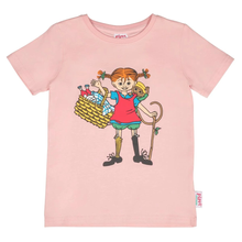 T-Shirt "Pippi Langstrumpf", Biobaumwolle, rosa von Martinex