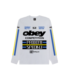 Obey Competition Longsleeve White Herren Langarmshirt weiß von OBEY