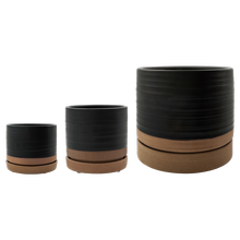 Blumentöpfe mit Untersetzer "Astu" im 3er Set von House Doctor von House Doctor