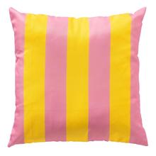 Dutch Decor APOLLO - Outdoor Kissen 45x45 cm - Gestreift gelb rosa von Dutch Decor