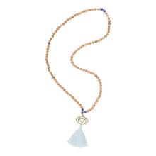 Drittes Auge Mala „I am intuitive" mit Messing von Hoffnungsträger