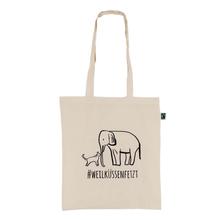 lipfein Jutebeutel Elefant & Katze von Lipfein