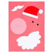 Risodruck Postkarte Weihnachtsmann von Herr und Frau Rio