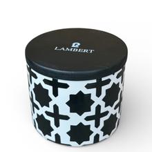 Lambert Duftkerze EBBA, Duft "Orange Blossom & Ginger" - schwarz/weiß von Lambert