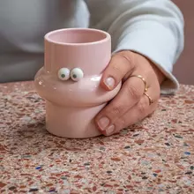 CUTE Artist Edition CUP Pink von Lucas Zanotto von Home Studyo