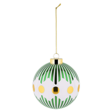 Weihnachtskugel groß Delight grün mit Punkten von Alessi von Alessi