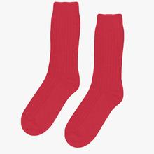 Colorful Standard Merino Woll-Mix Socken Scarlet Red Unisex rot von Colorful Standard