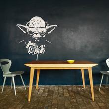 DJ YODA Sound Wandsticker Streetart Sound Sticker  von Urban ART Berlin