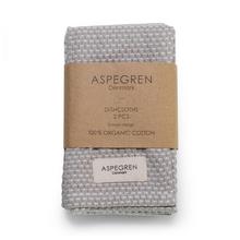 Abwaschtücher 2er Set "Waffle" Gray von Aspegren Denmark von Aspegren Denmark
