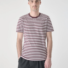 Cleptomanicx Ligull Winetasting Stripe Tee T-Shirt Herren gestreift von Cleptomanicx