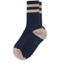 Klitmøller Striped Merino Socks navy-sand von Klitmøller