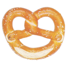 Risodruck Postkarte Bretzel von Herr und Frau Rio
