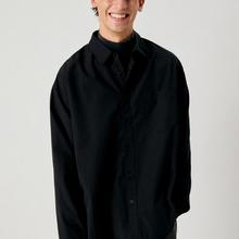 American Vintage Nacto Noir Langarmhemd Herren schwarz von American Vintage