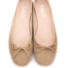 Beige Ballerinas Damen Latte Macchiato von Batelli