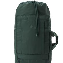 pinqponq Blok Large Cosmo Green Backpack Reisetasche dunkelgrün von pinqponq