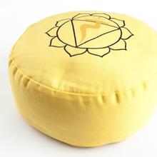 Meditationskissen Solarplexuschakra Buchweizen 36 x 15 cm