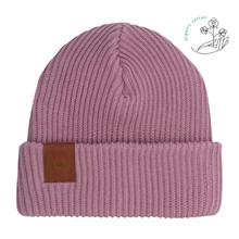 Hat warm thick, violet 100% Biobaumwolle von Kabak