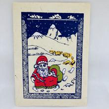 Grußkarte – Nikolaus mit Yaks von Bhaktapur/UNICEF