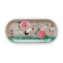 Pip Studio Kuchenplatte, Blushing Birds, Khaki 33x15 von Pip Studio