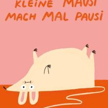 Postkarte Mausi Pausi Slinga Illustration von Slinga Illustration