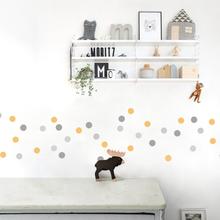 Wandsticker DOTS BUNT Kinderzimmer Konfetti Wandtattoo Punkte von Urban ART Berlin