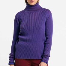 Suite13Lab Muge Jumper Blue Damen Rollkragen Bio Baumwolle blau von Suite 13
