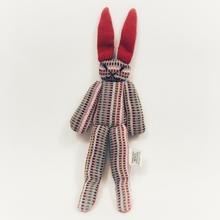 Stofftier Hase LANGOHR – bunt von WSDO