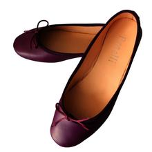 BALLERINAS LILA VIOLETT NAPPA (PRUGNA) von Batelli-Ballerinas