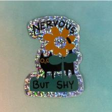 Sticker Nervous von Slinga Illustration von Slinga Illustration