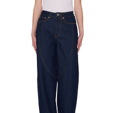 Obey Nana Denim Rinse Indigo Damen Baggy Jeans blau von OBEY