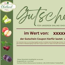 Gutschein 40€ von Obstland Ehlers